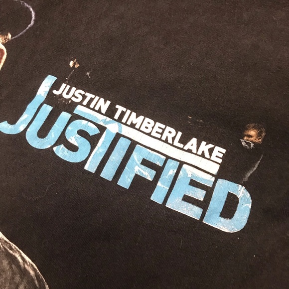 2003 Justin Timberlake Tour Band Tee T-shirt - Picture 5 of 8